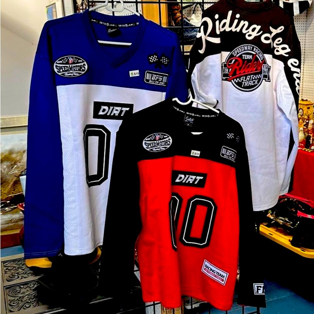 new racing jerseys, sweatshirts for men